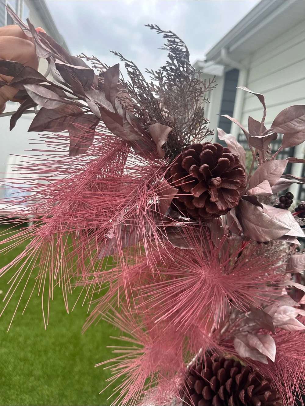 Crate&Barrel Blush Hoop Wreath